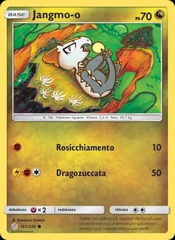 Jangmo-o card in Italian