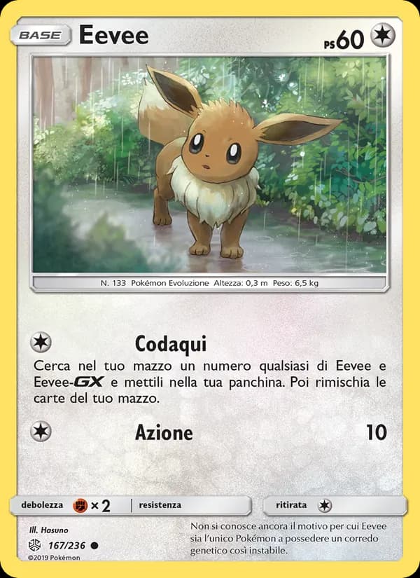 Eevee card in Italian