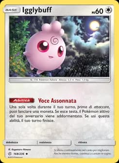 Igglybuff card in Italian