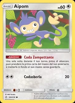 Aipom card in Italian