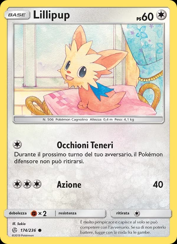 Lillipup card in Italian