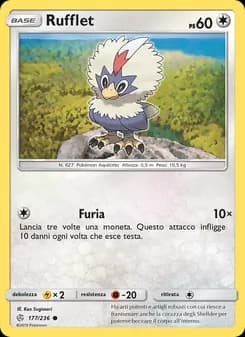 Rufflet card in Italian