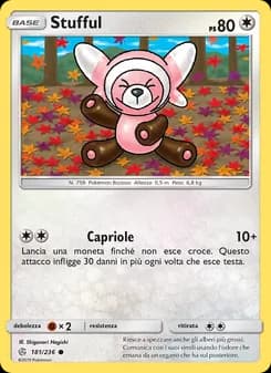 Stufful card in Italian