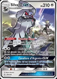 Silvally GX card in Italian