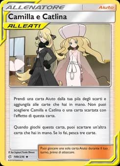 Camilla e Catlina card in Italian