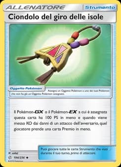 Ciondolo del giro delle isole card in Italian