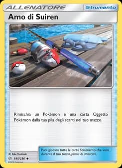 Amo di Suiren card in Italian