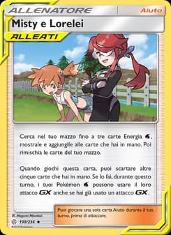 Misty e Lorelei card in Italian