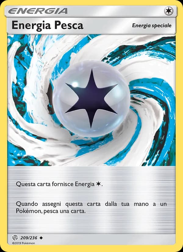 Energia Pesca card in Italian
