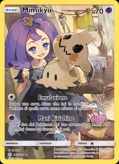 Mimikyu card in Italian