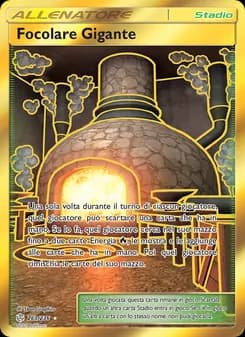 Focolare Gigante card in Italian