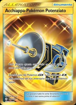 Acchiappa-Pokémon Potenziato card in Italian