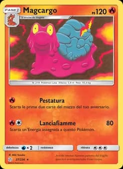 Magcargo card in Italian
