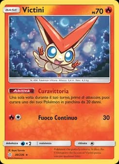 Victini card in Italian