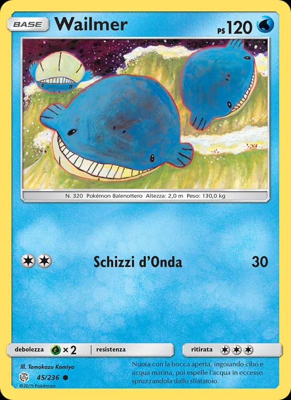 Wailmer card in Italian