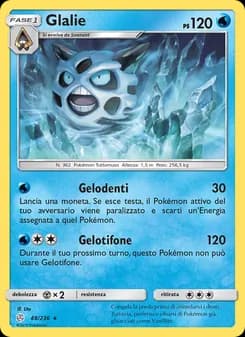 Glalie card in Italian