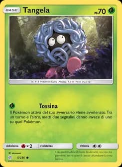 Tangela card in Italian