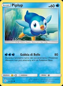 Piplup card in Italian