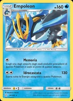 Empoleon card in Italian