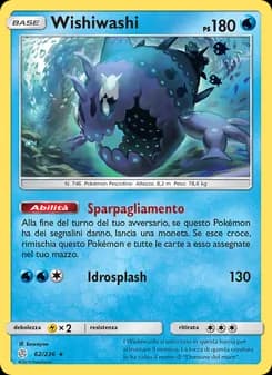 Wishiwashi card in Italian