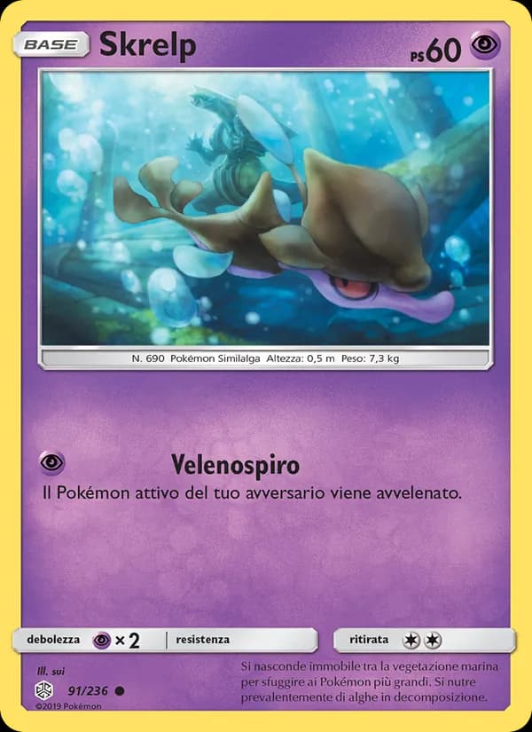 Skrelp card in Italian