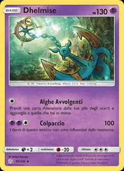 Dhelmise card in Italian