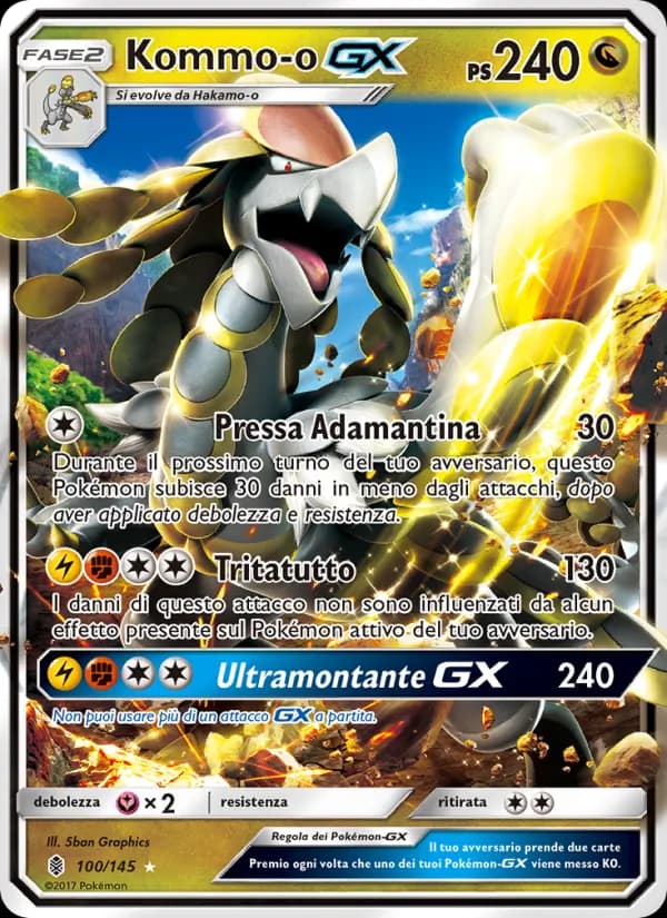 Kommo-o GX card in Italian