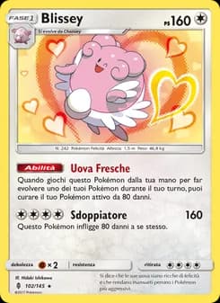 Blissey card in Italian