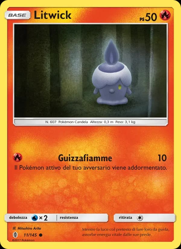 Litwick card in Italian