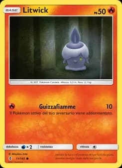 Litwick card in Italian