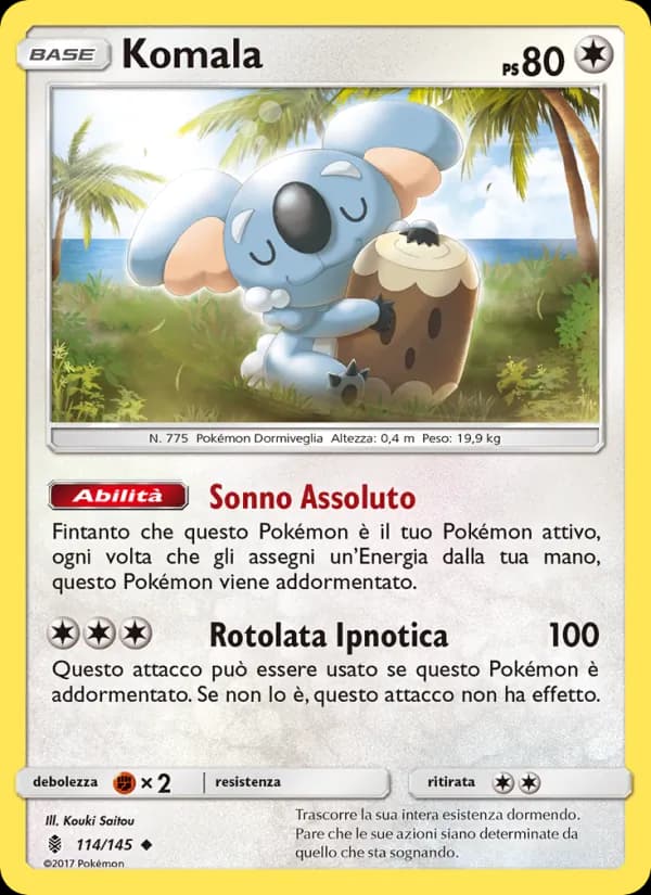 Komala card in Italian