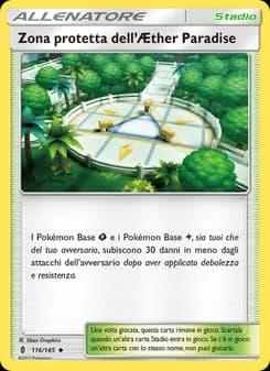 Zona protetta dell’Æther Paradise card in Italian