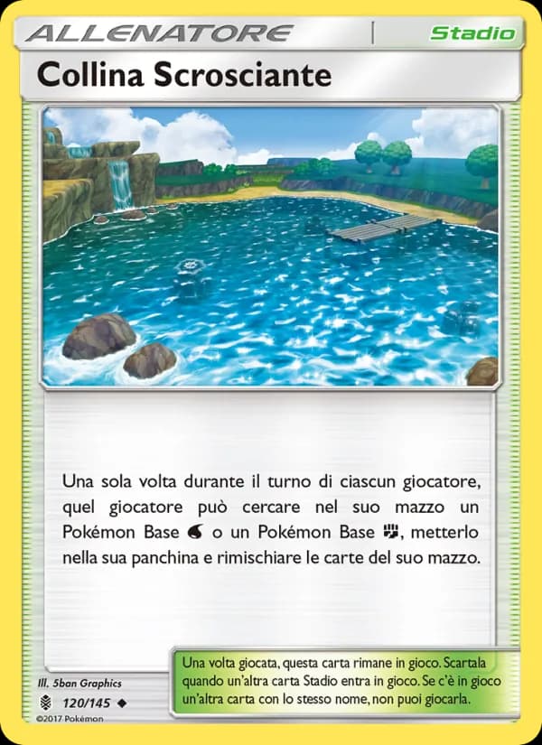 Collina Scrosciante card in Italian