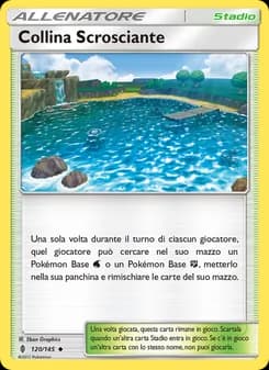 Collina Scrosciante card in Italian