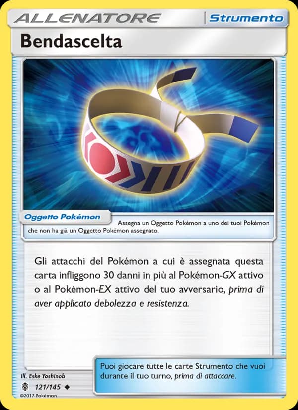 Bendascelta card in Italian