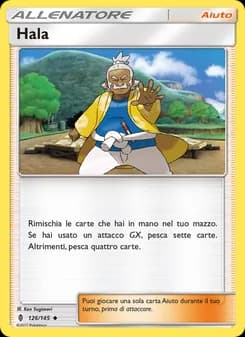 Hala card in Italian