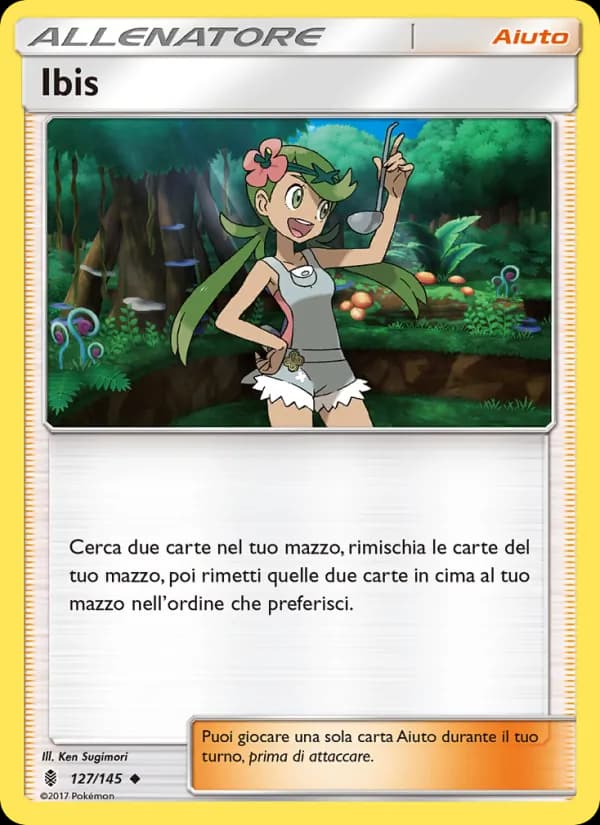 Ibis card in Italian