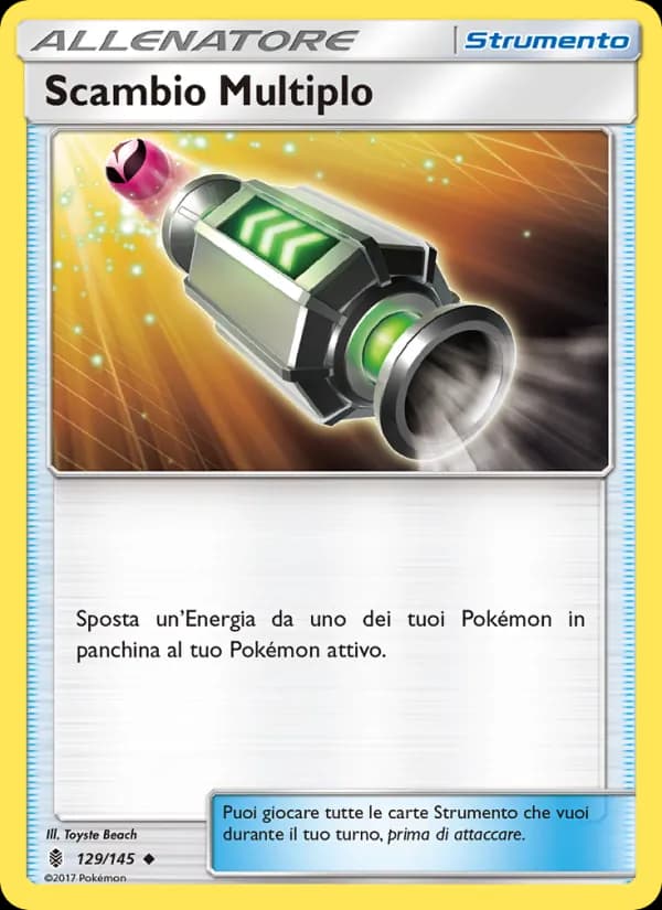 Scambio Multiplo card in Italian