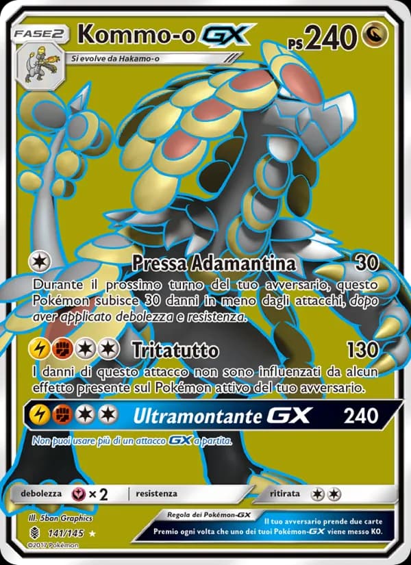Kommo-o GX card in Italian