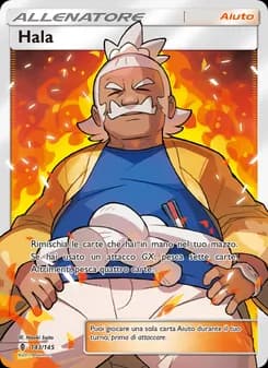 Hala card in Italian