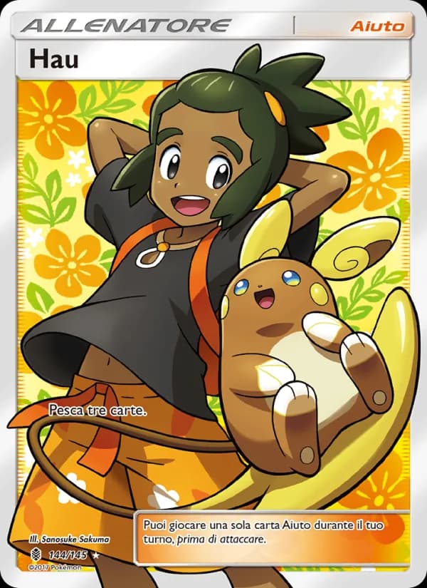 Hau card in Italian