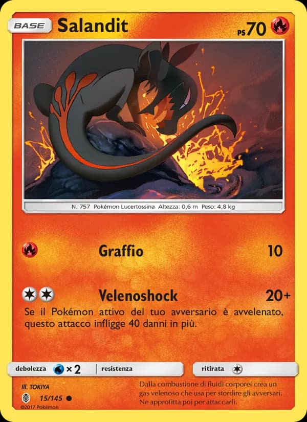 Salandit card in Italian