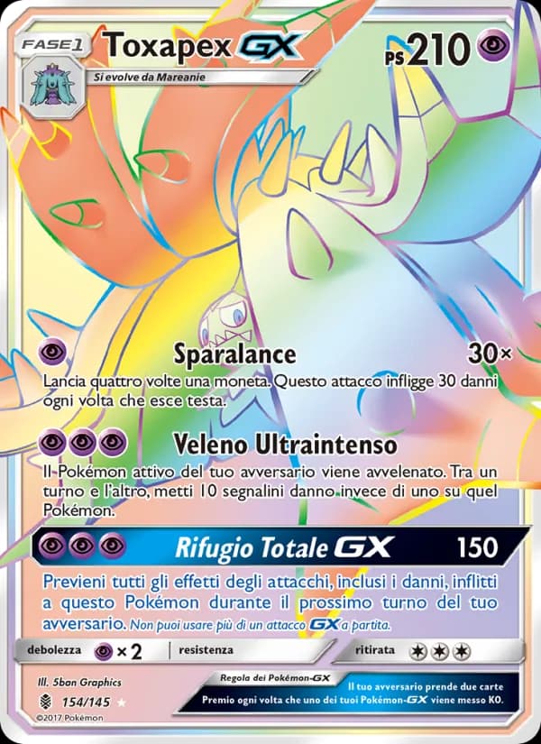 Toxapex GX card in Italian