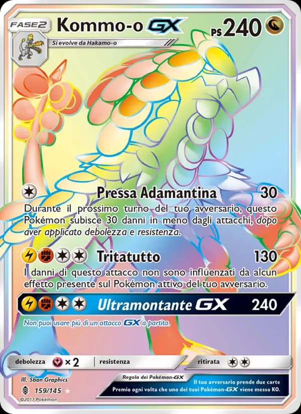 Kommo-o GX card in Italian