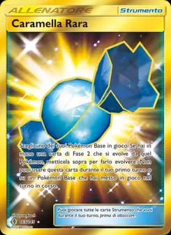 Caramella Rara card in Italian