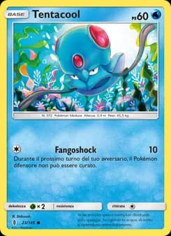 Tentacool card in Italian