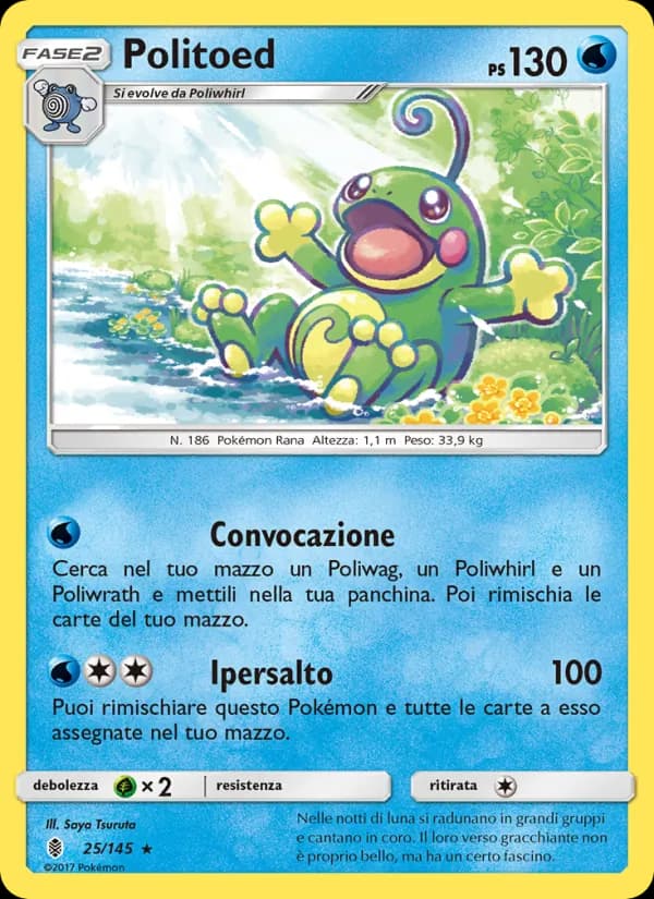Politoed card in Italian