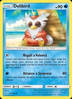 Delibird card in Italian