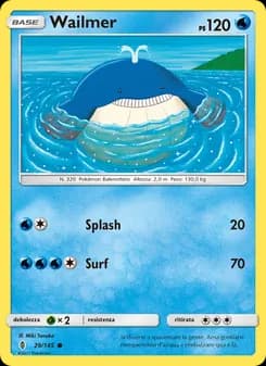 Wailmer card in Italian