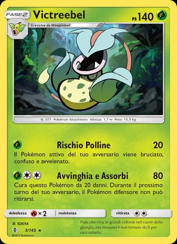 Victreebel card in Italian